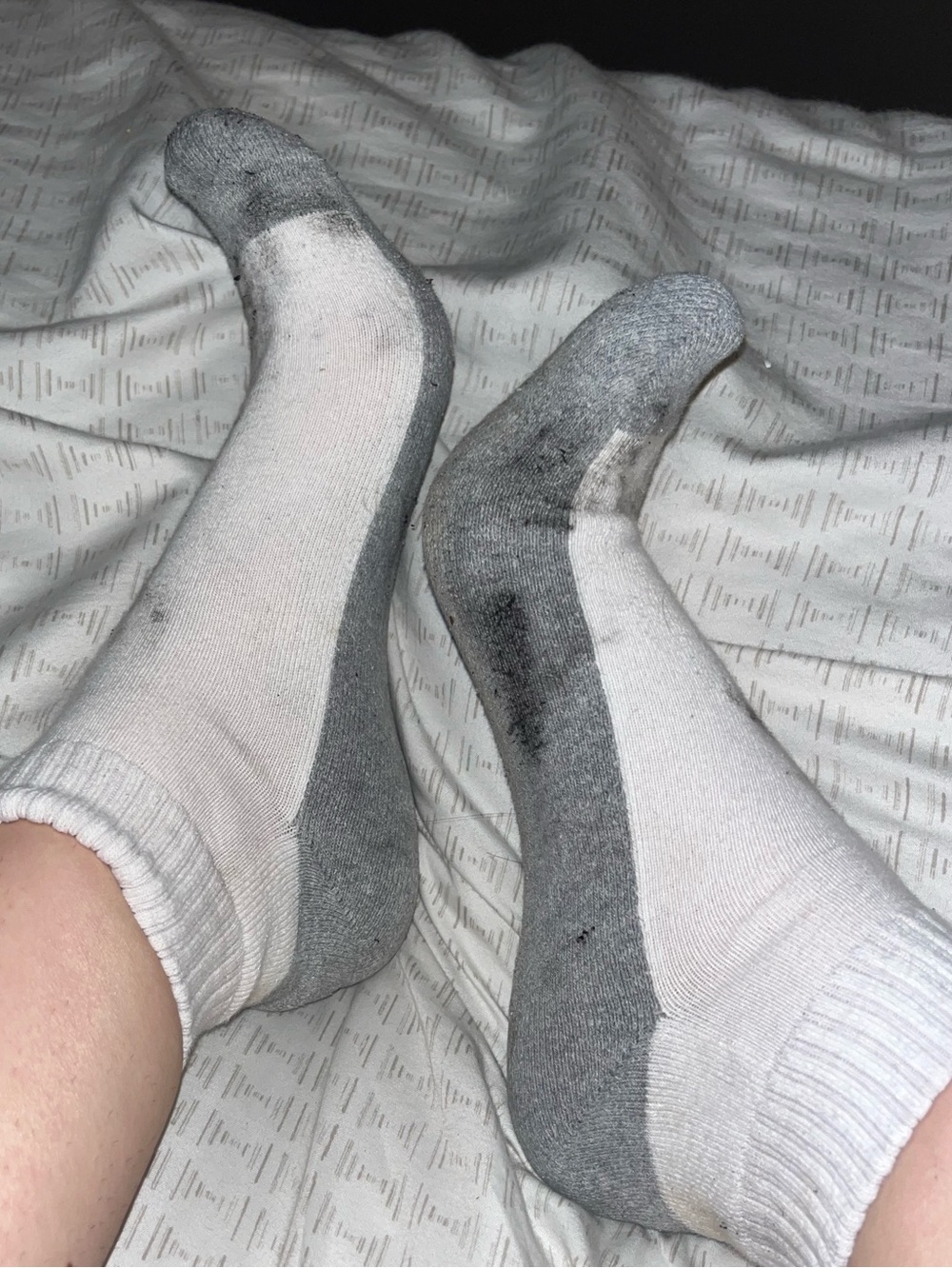 well worn extra dirty socks